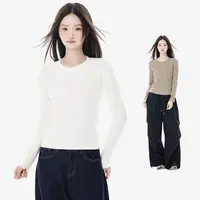 【自带小腰线】美式辣妹流光风显瘦长袖打底2025秋冬新款长袖T恤