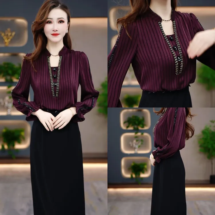 秋季时尚连衣裙2025新款气质显瘦时尚百搭收腰连衣裙MY25Y2286款