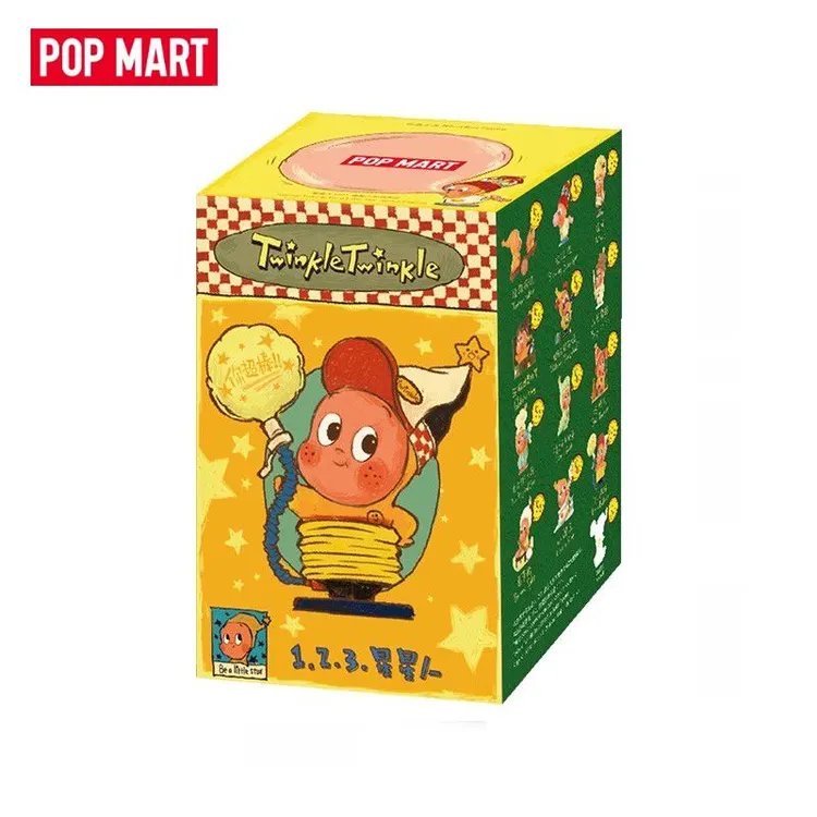 POPMART泡泡玛特Twinkle 123!星星人系列盲盒星星人三代手办礼物