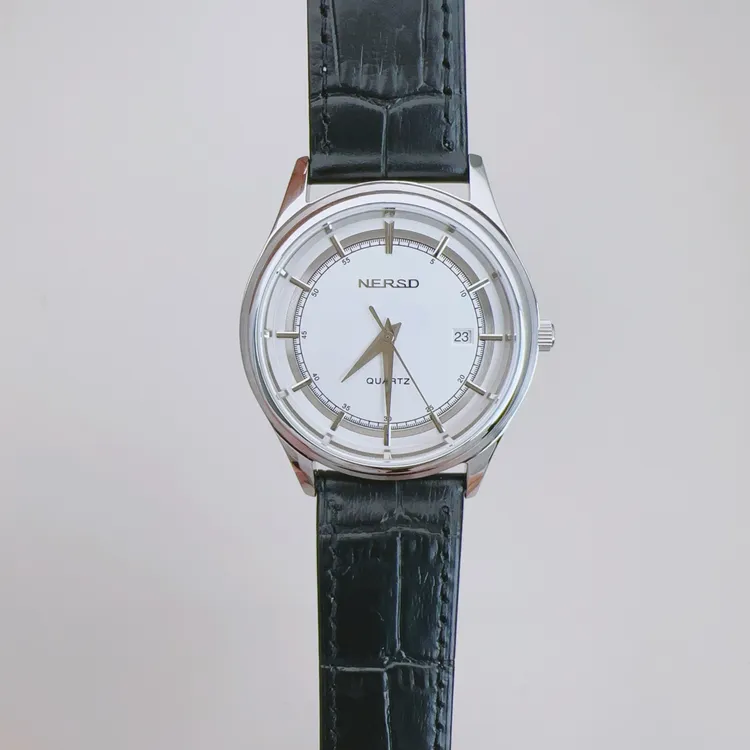 耐尔斯顿进口石英男表防水蓝宝石镜面皮带日历撤柜少量库存高品质