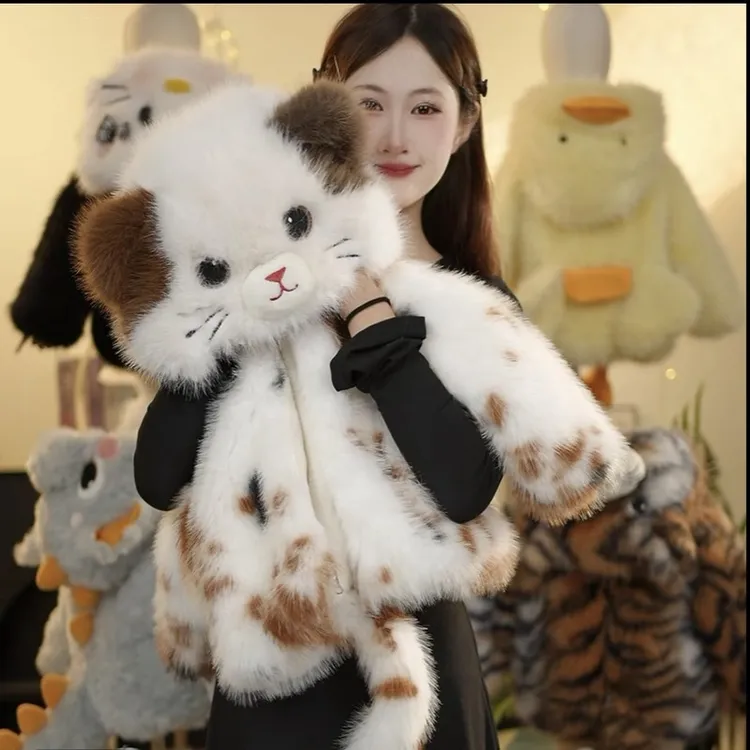 YeeHo0/英氏女童冬装加绒外套2025新款洋气儿童毛绒上衣女宝宝冬