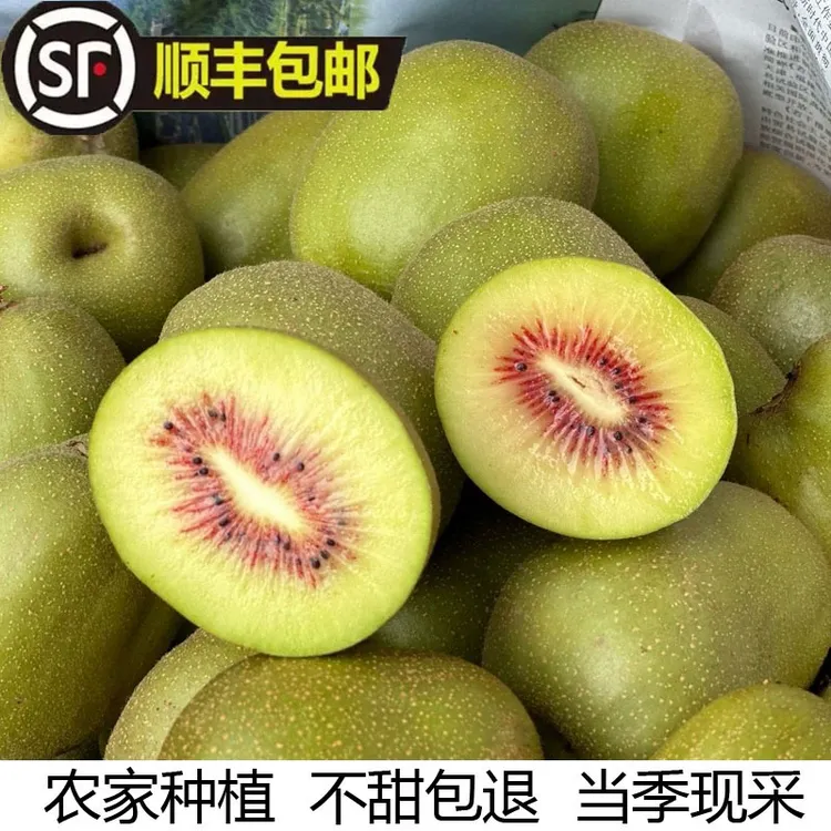 【顺丰包邮】赣南红心猕猴桃中果30粒新鲜奇异果当季水果现摘现发