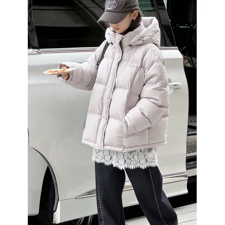 K30465高端90白鸭绒云朵高蓬羽绒服女童冬装2025新款儿童保暖外套