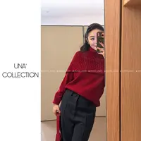 【吉满】自制款设计感镂空斗篷披肩+圆领针织打底衫两件套JM2997