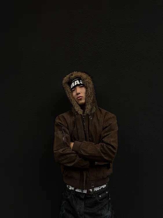 SKATEPARK“荒野镖客”树纹肌理皮质解构加厚冬季棉服座山雕外套