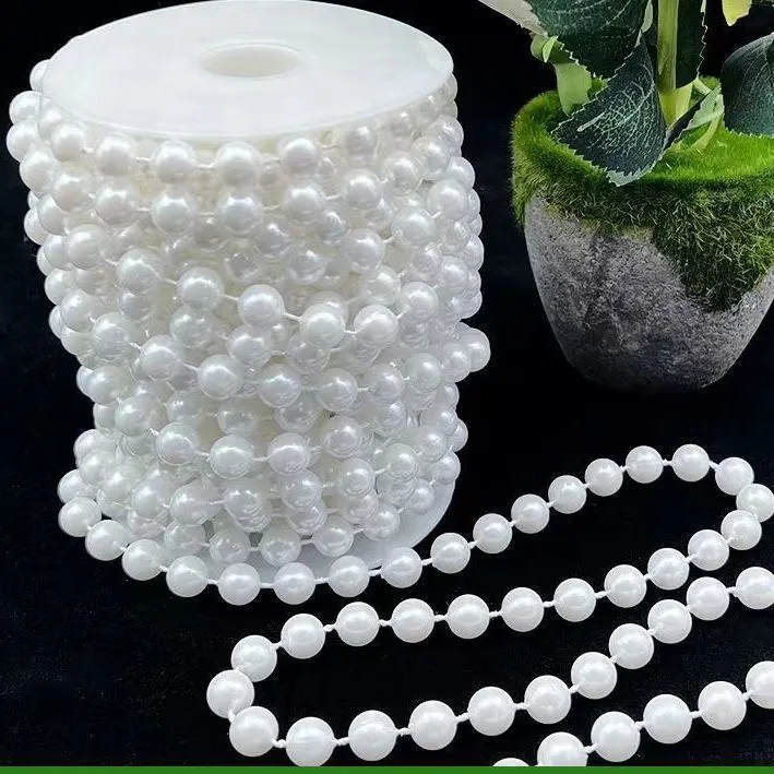 珍珠链条花艺装饰材料鲜花包装配件手工DIY花店用品