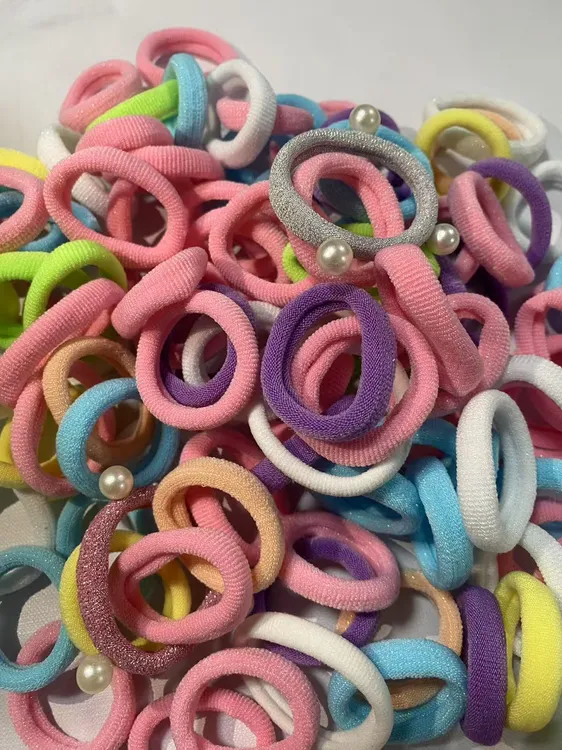 不伤发高弹力扎马尾发圈头绳发饰简约发绳耐用