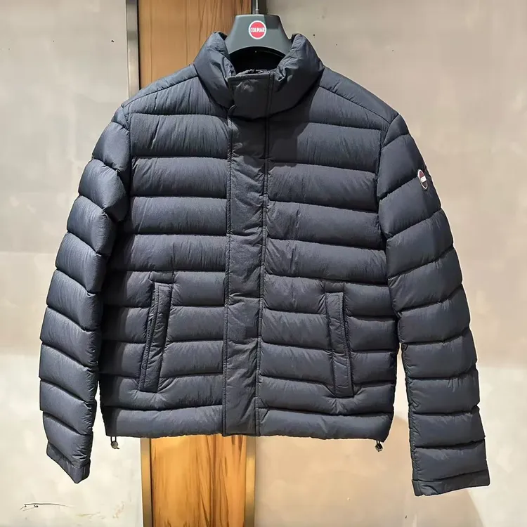 COLMAR/科尔马休闲百搭立领保暖羽绒男士秋冬黑色4100824