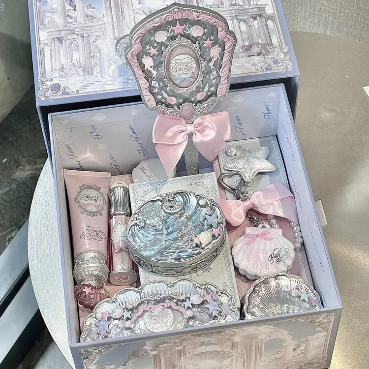 花知晓月光纱礼盒限定彩妆化妆品全套组合装口红腮红眼影生日礼物