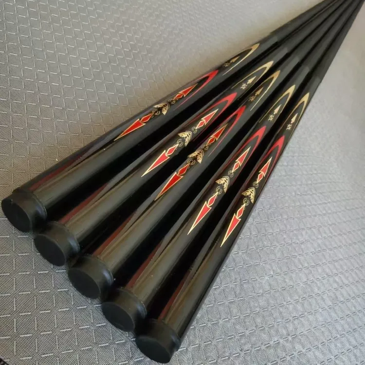 黑科技中式台球杆碳素独角鲸一体通杆球房公杆小头中头可选