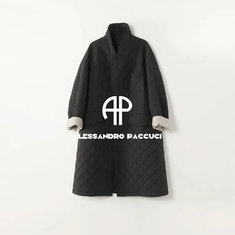 AP洛哥54003GM【黑标系列】褶皱感半消光尼龙衔线时尚百搭外套