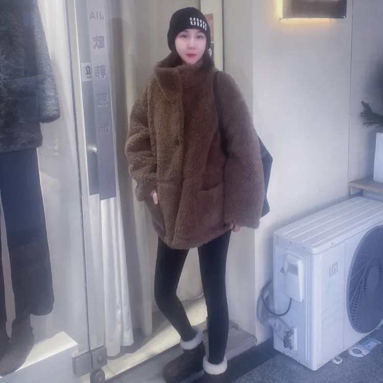 正反两穿泰迪皮毛一体