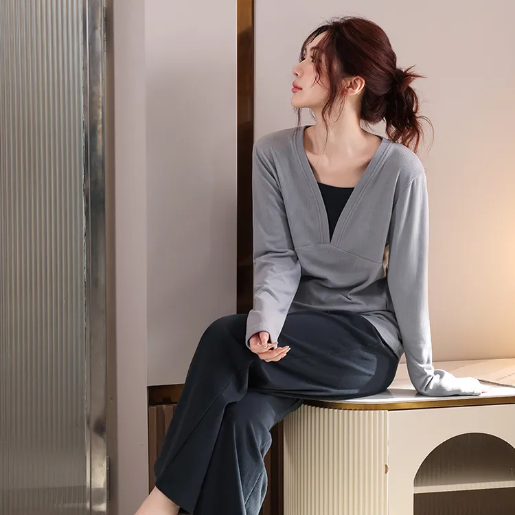 熙泊品秋季睡衣女款爆款2025新款家居服可外穿德绒薄绒保暖睡衣女
