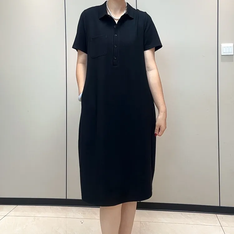 [美溪定制]2025夏季新款时尚洋气宽松休闲连衣裙