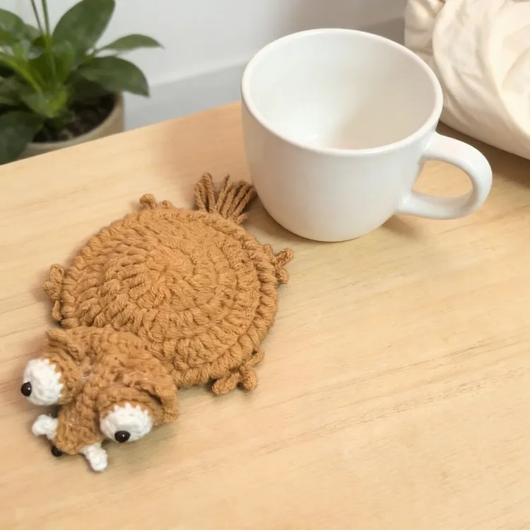 【成品发货】去班味松鼠杯垫成品冰河世纪倒霉松鼠可爱搞笑创意手工