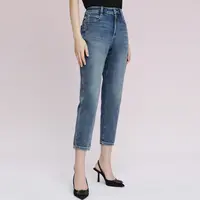 【晨粉专享价】休闲时尚设计感闪闪钉钻含棉牛仔裤女（水洗产品）