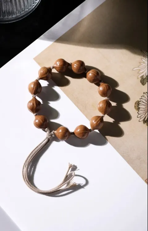 雲川出品-[老树铁核]正圆光珠料橄榄核原仔蒜头颗颗精挑屁股不凹