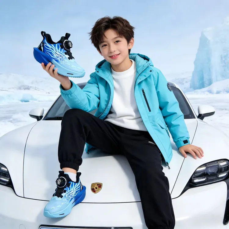 儿童运动鞋男童鞋子2025秋冬新款中大童鞋学生超轻跑步鞋防滑帅气