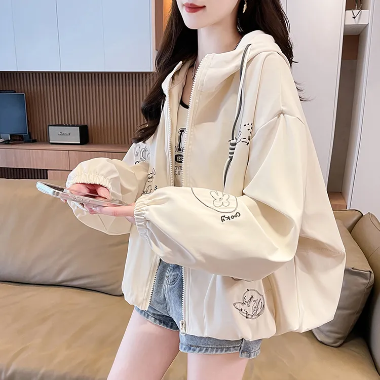 女大童外套春秋2025新款初高中生女孩宽松洋气棒球服连帽秋装上衣