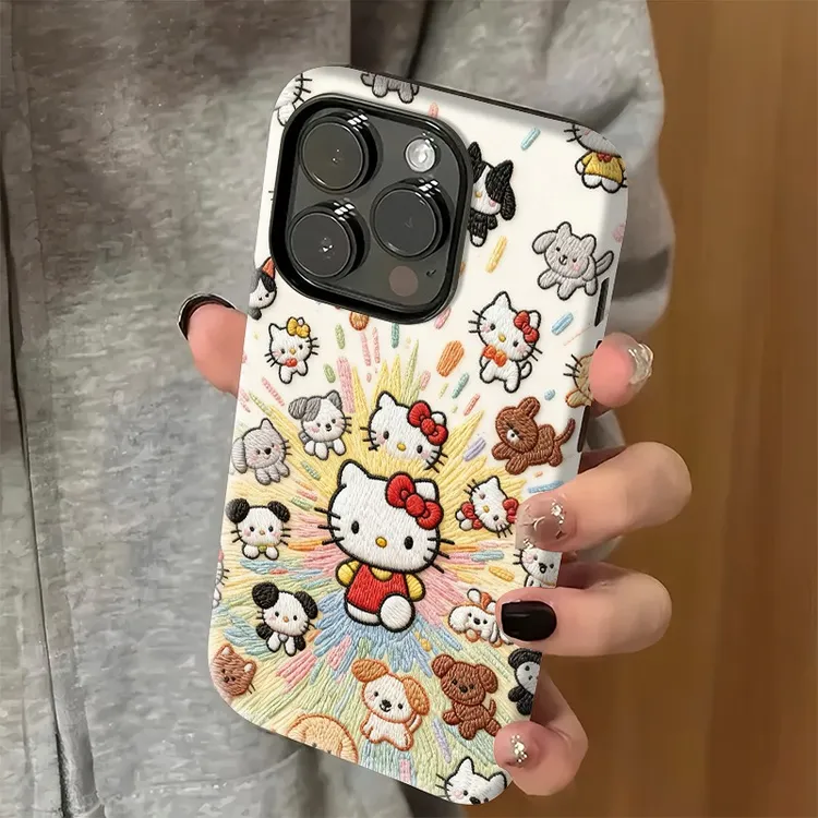 踏步小猫适用苹果17/16e手机壳IPHONE15PRO14/13/12/11菲林二合一