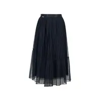 【丽公主】商场同款冬季新品不规则压褶半身裙N1610A34658