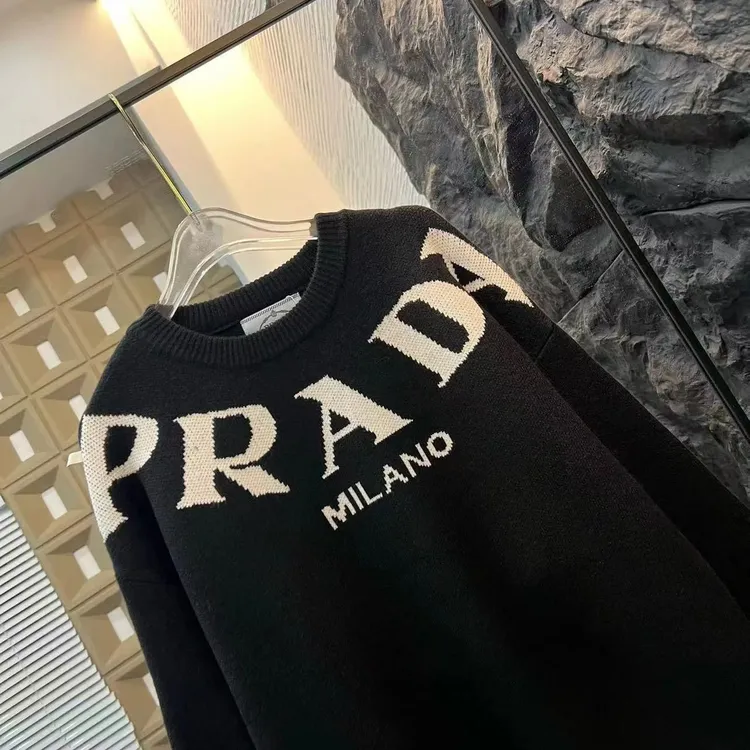 PRD家新款提花圆领毛衣男女同款