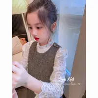 Lenakids【高级赫本风背心裙蕾丝内搭亲子装】洋气高品质25091402