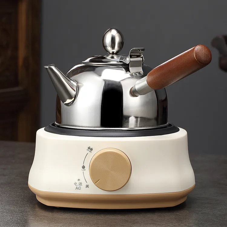 不锈钢茶壶泡茶壶家用电陶炉烧水壶带过滤网煮茶壶功夫茶炉套装