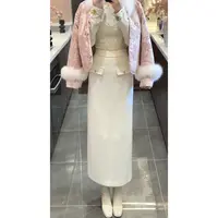 【周粥】【发财裙】2025新款亮丝高级感收腰百搭半身裙预JJD5BSQ6913