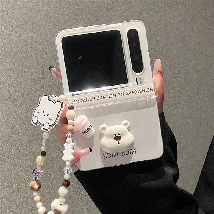 咖啡小熊适用华为puraX典藏版折叠屏手机壳卡通可爱女防摔保护套