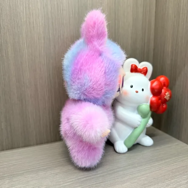 可爱呆萌的爆火毛绒搪胶玩偶盲盒包包挂饰钥匙扣生日情侣学生礼物