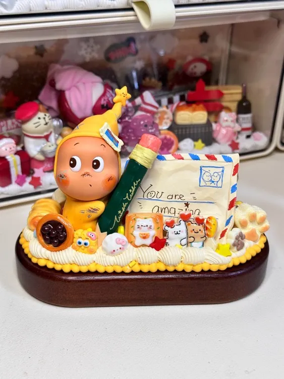 【木质隐私号码停车牌】木楠手作创意奶油胶DIY摆件