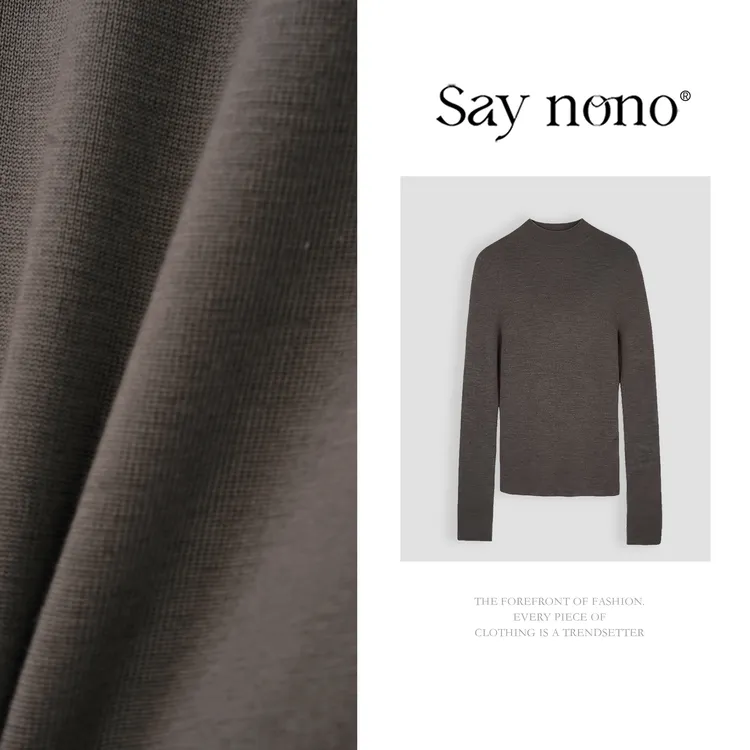 懒猫nono BIELLA160S岛精无缝中领打底18针'黄金羊毛’ GQ0153YY