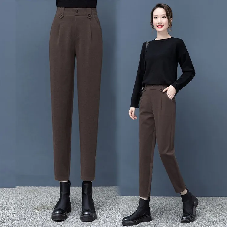 垂感直筒裤女2025秋冬新款宽松显瘦百搭休闲长裤子潮流百搭西装裤