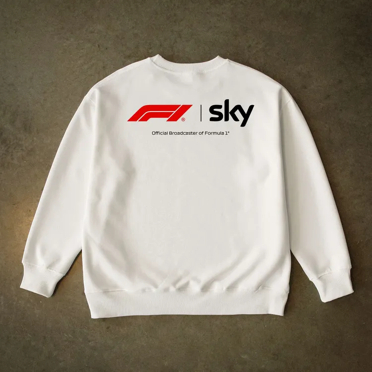 {Shard}秋冬圆领卫衣男女款宽松舒适F1印花时尚轻奢痞帅男装上衣