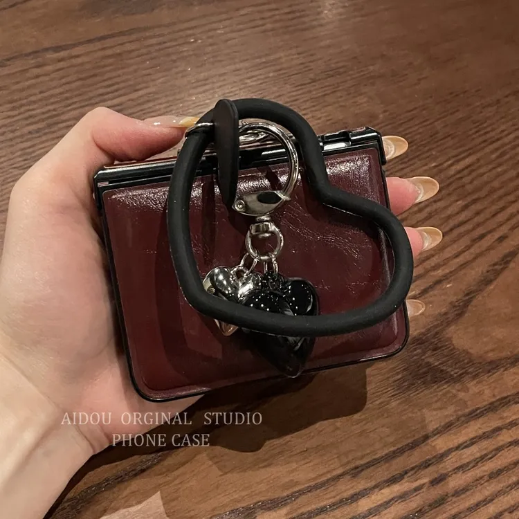 适用华为purax手机壳折叠屏皮质中轴保护pocket2指环小米mixfip2