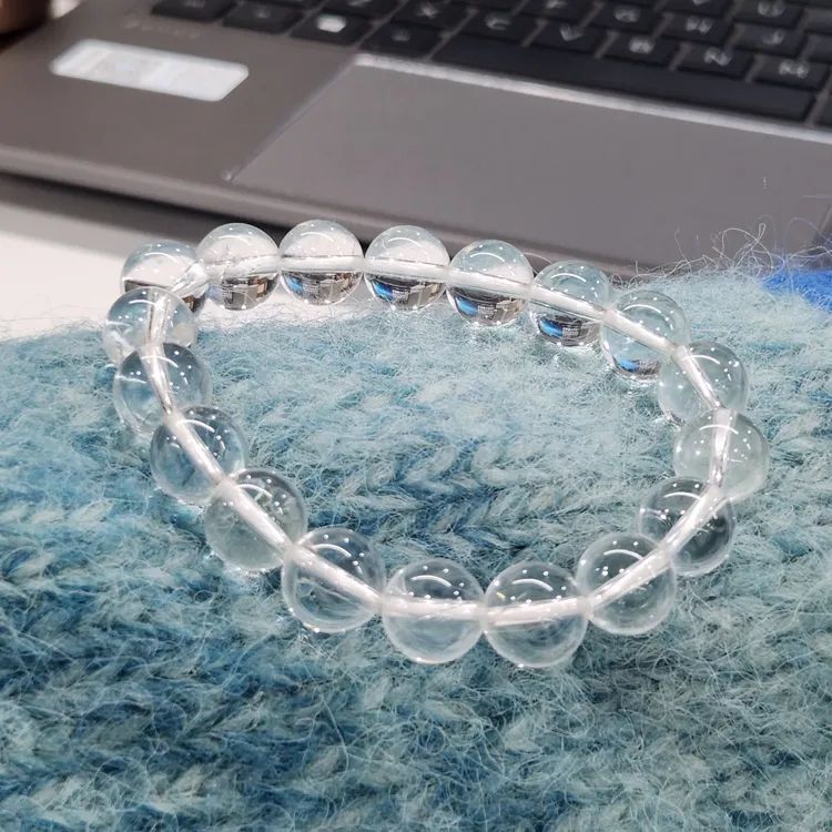 水晶手链 如此素净的通透手串