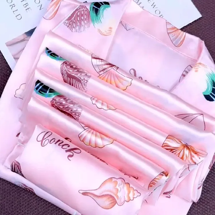 冰丝睡衣女夏季薄款短袖长裤套装网红爆款高级感春秋款女士家居服