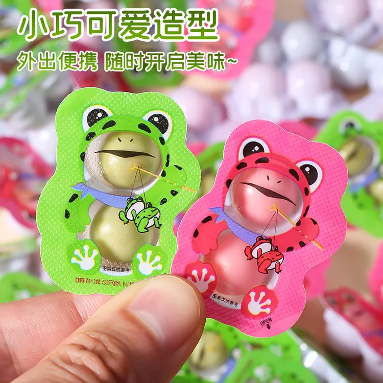 【网红卖仔青蛙】可爱敬礼蛙麦丽素巧克力豆脆皮夹心