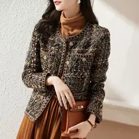 女士时尚潮流小香风款羽绒服外套F938