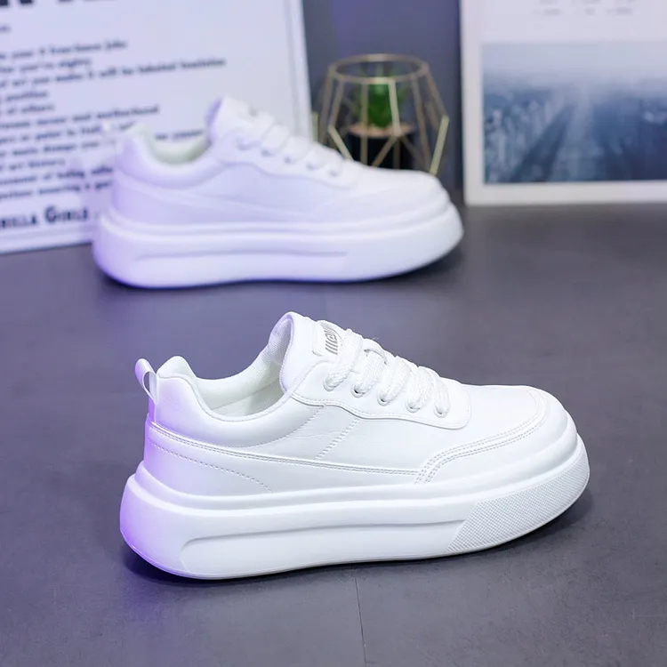 秋冬款男士厚底休闲鞋加绒保暖运动鞋英伦风复古潮鞋增高板鞋男鞋