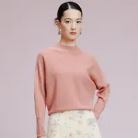 【晨粉专享价】羊毛冬季圆领慵懒舒适套头女装针织羊毛上衣针织衫女