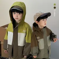 现货【户外冲锋衣】防风防泼水冲锋衣连帽外套清新活力CU253225