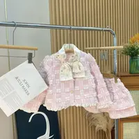 【巴*豆】TZ-233 品牌撤柜 高品质女童秋季休闲韩版套装小香风