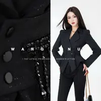 MD定制·依诺【气度不凡】流浪丹宁轻奢设计师丁达尔穿搭显瘦外套