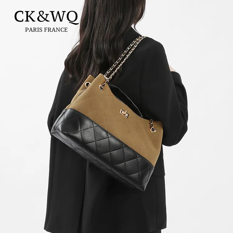 CK&WQ2025秋冬上新 时尚百搭小众通勤轻奢单肩斜挎包包
