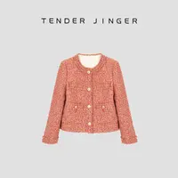 Tender Jinger法式温柔减龄气质小香风外套T53XHJ215J