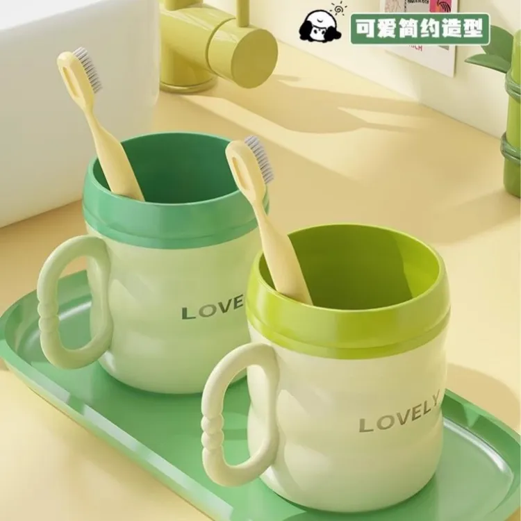 刷牙双层漱口加厚刷牙杯牙刷家庭亲子情侣刷牙漱口杯牙刷杯