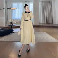 现货【自觉矜贵】法式气质温柔风小众设计长裙子质感 LZ1449