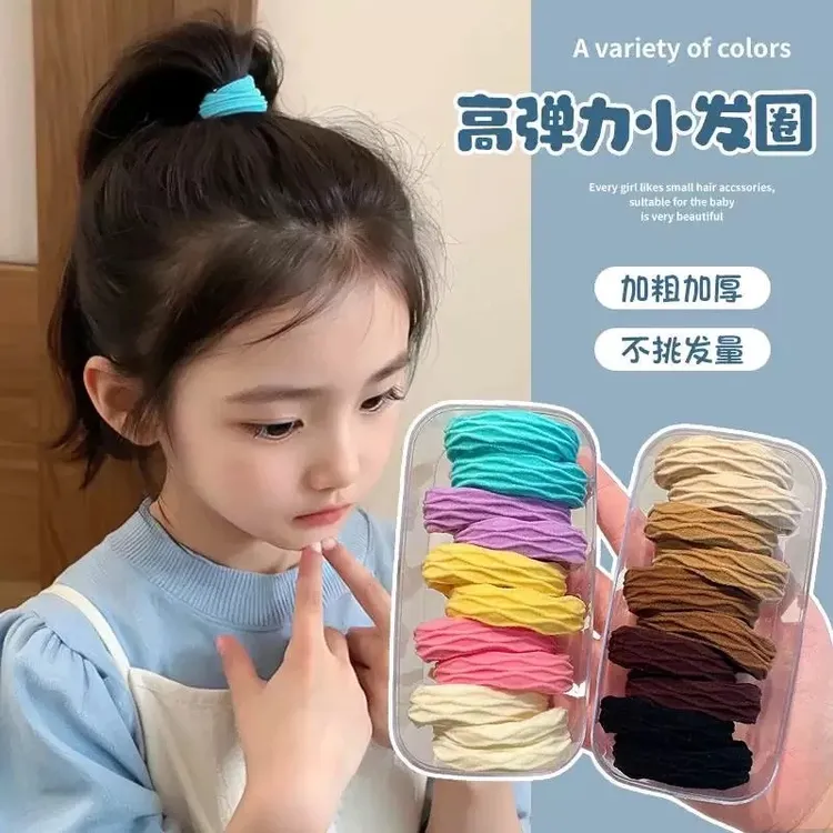 2026新款超柔软高弹力发圈巨耐用高马尾盒精品发绳皮筋扎发头绳3商品图